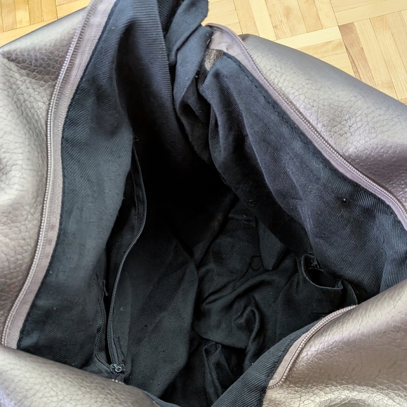 Vintage Lacoste Women’s Leather Striped Shoulder Bag - Picture 8 of 8